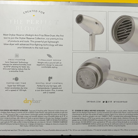 Dry Bar Reserve Anti Frizz Blow Dryer - Picture 2 of 4